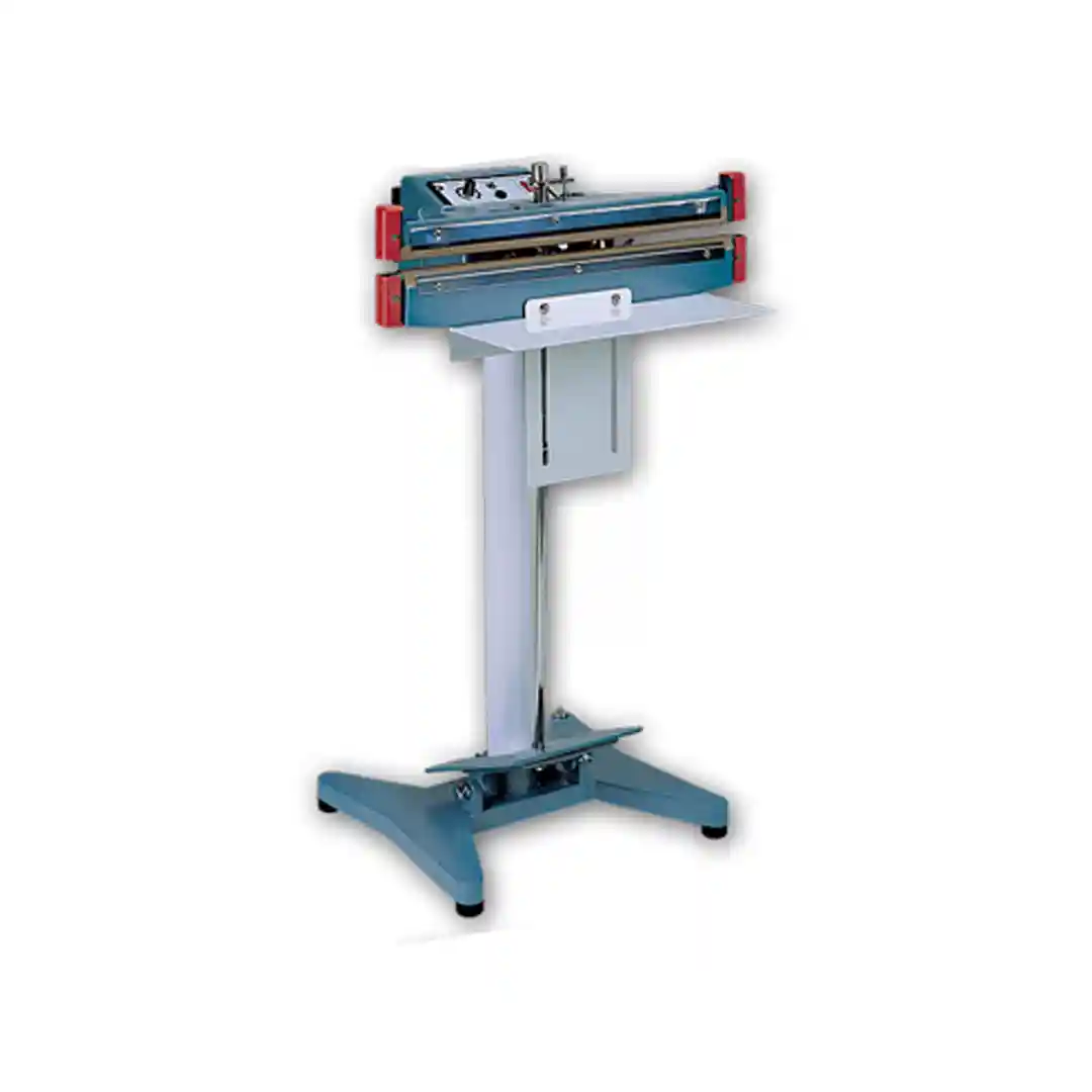 Ayaklı çift çene poşet ağzı kapatma makinası